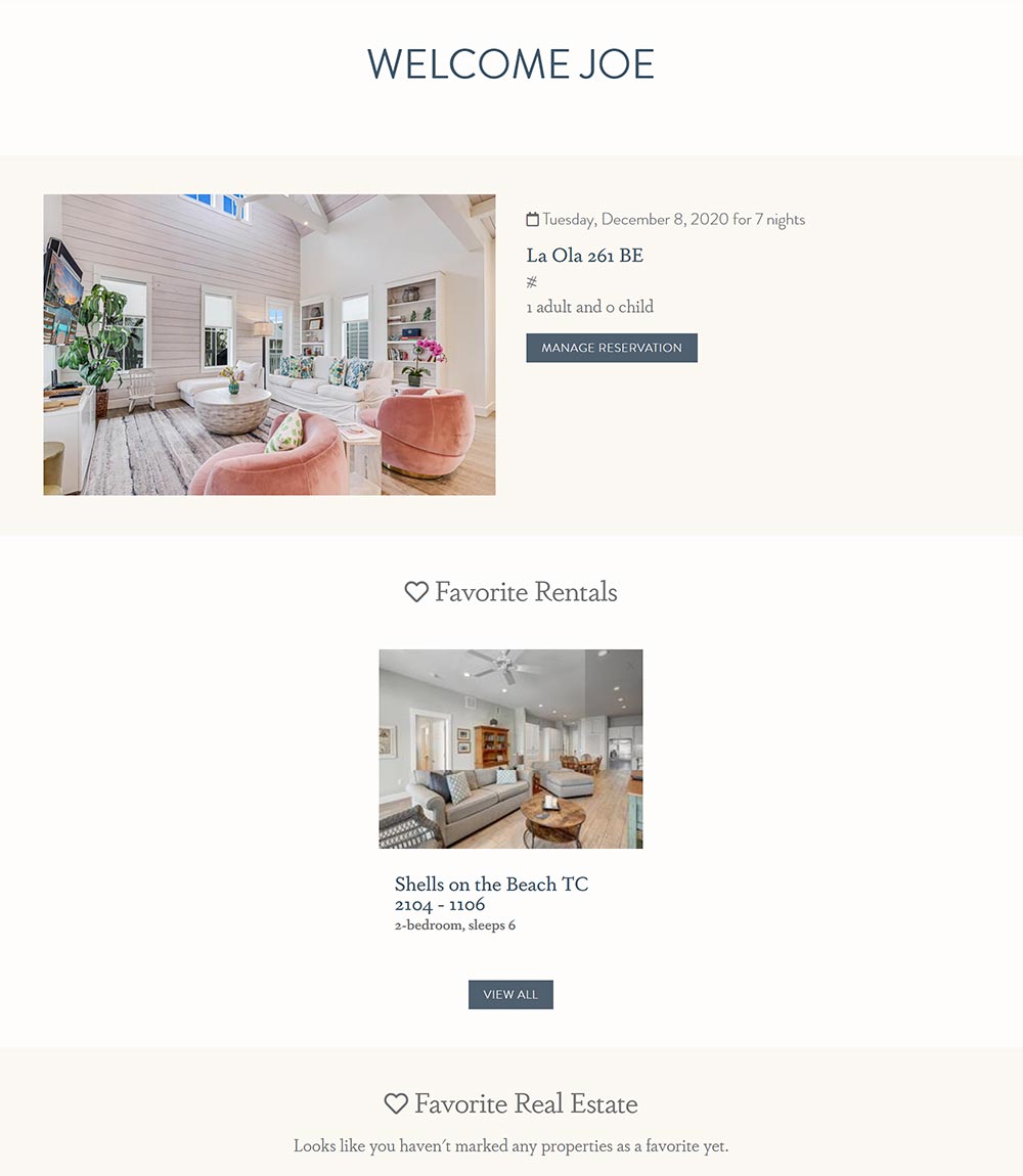 Manage Reservations